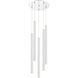 Forest LED 13.5 inch Chrome Chandelier Ceiling Light in 19, Chrome Steel