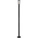 Helix 1 Light 88.75 inch Black Outdoor Post Mounted Fixture