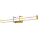Harrison LED 32 inch Modern Gold Vanity Wall Light