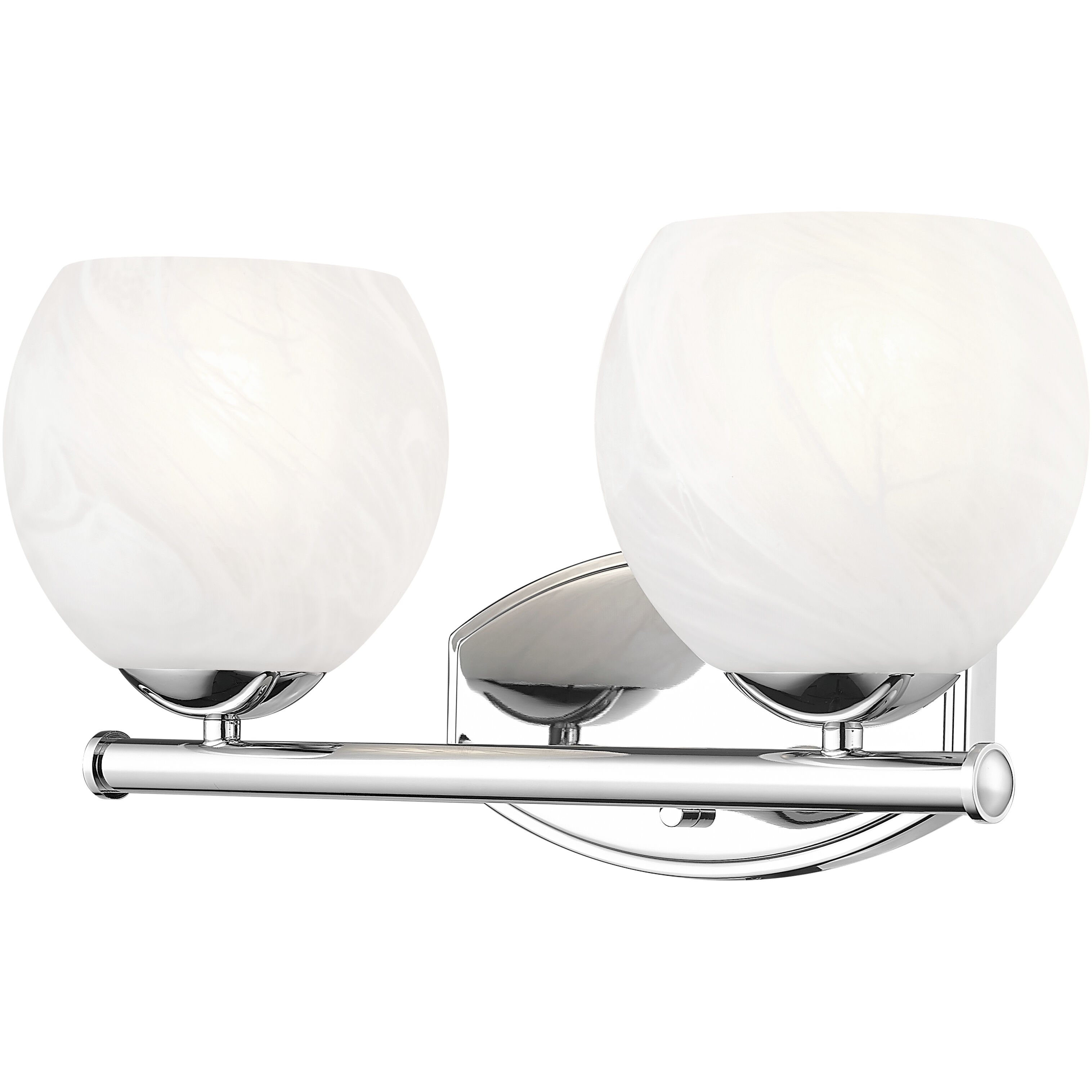 Colette Vanity Wall Light in Chrome