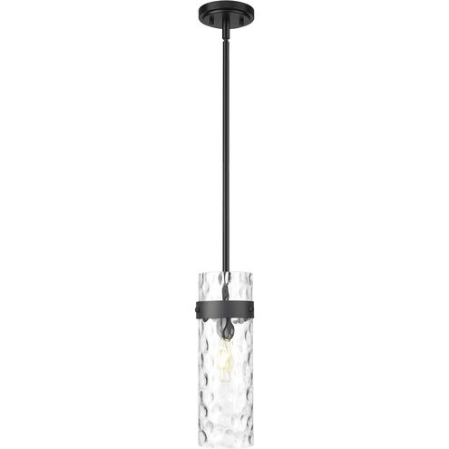 Fontaine 1 Light 5.75 inch Matte Black Pendant Ceiling Light