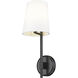 Winward 1 Light 6 inch Matte Black Wall Sconce Wall Light