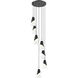Aimie 7 Light 18 inch Matte Black Chandelier Ceiling Light