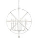 Tull 10 Light 36 inch Matte White Chandelier Ceiling Light
