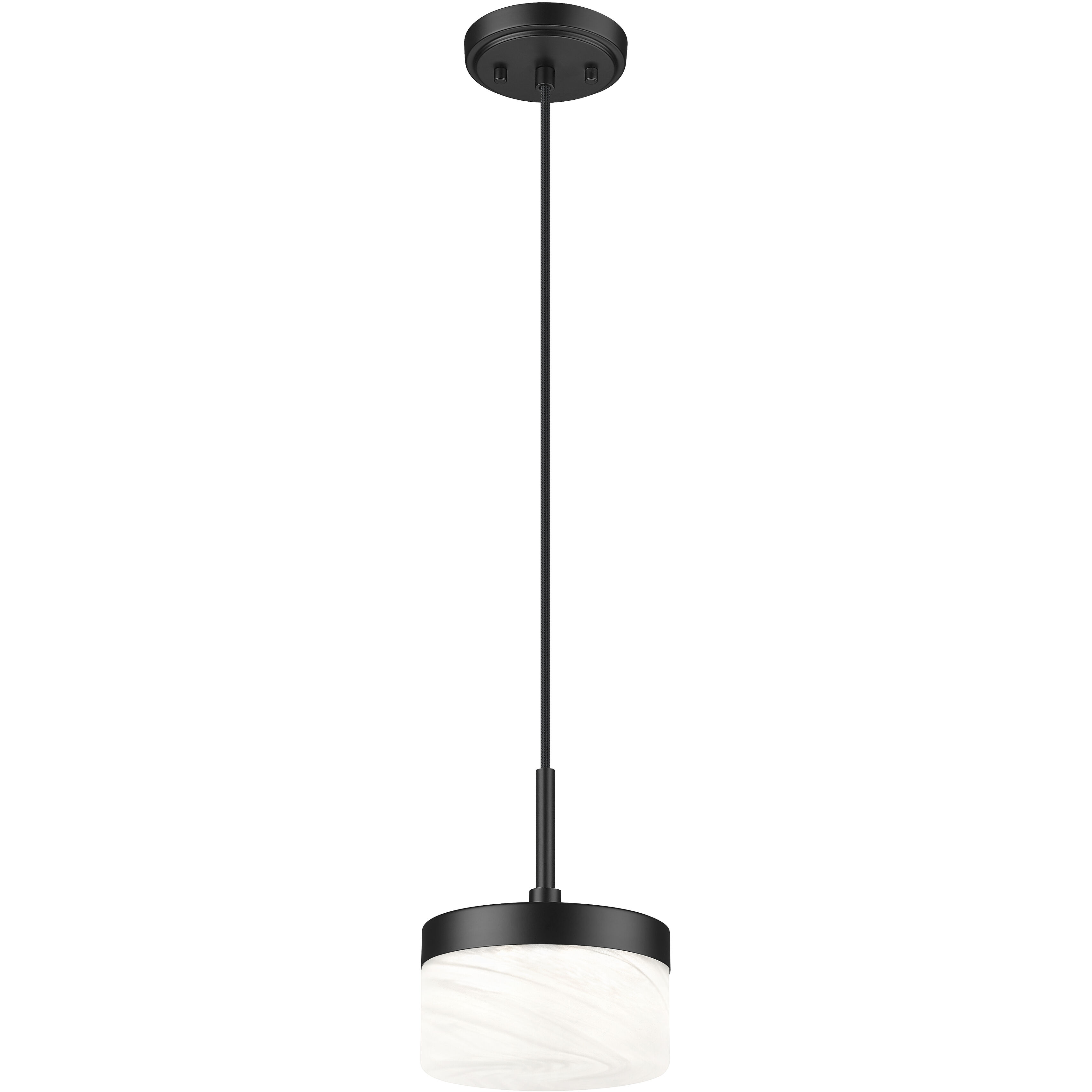 Renaud Pendant Ceiling Light in Matte Black