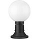 Laurent 1 Light 13.5 inch Black Outdoor Pier Mounted Fixture