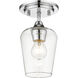 Joliet 1 Light 5.5 inch Chrome Flush Mount Ceiling Light