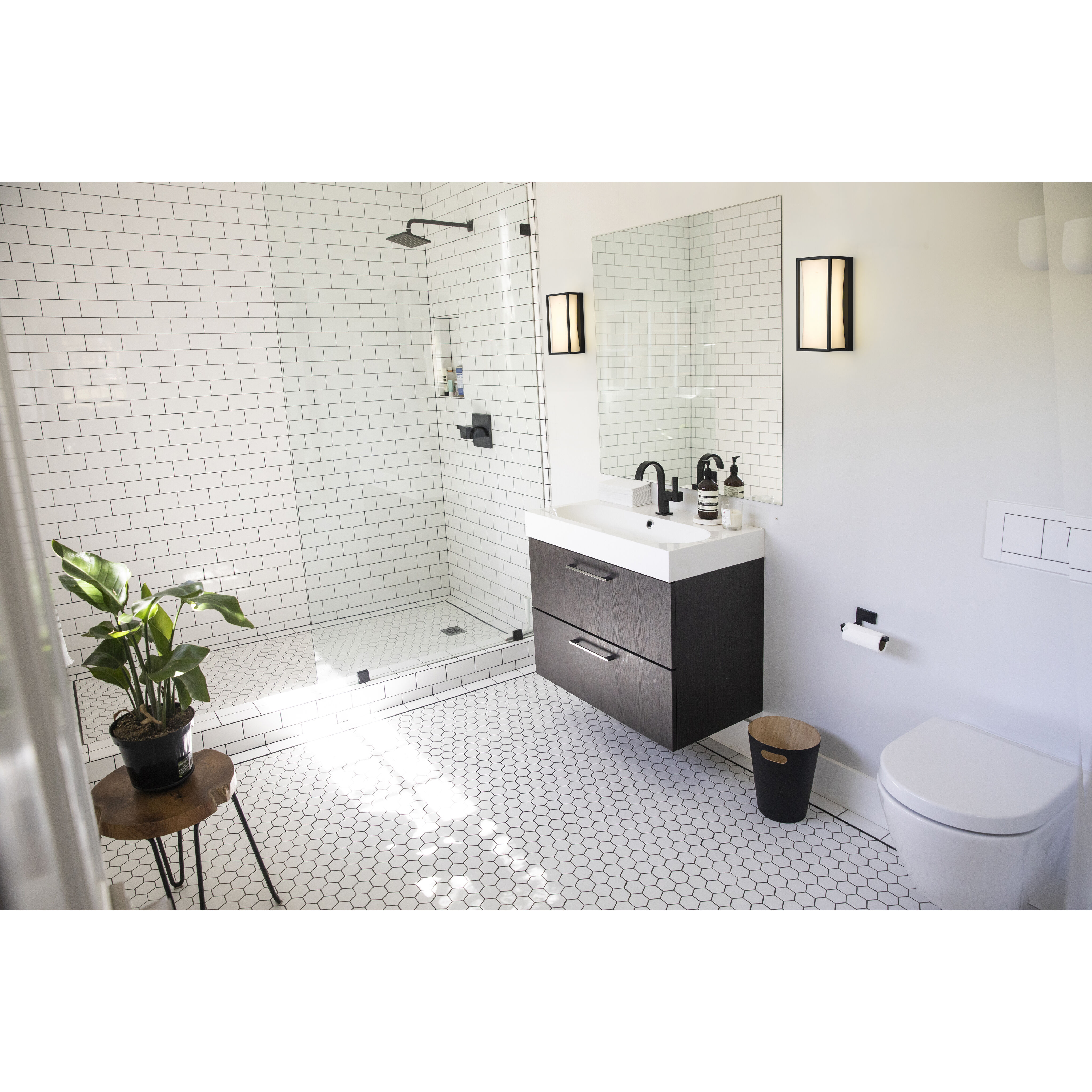 Baden LED 10 inch Matte Black Vanity Wall Light