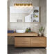 Lawson 5 Light 38 inch Rubbed Brass Vanity Wall Light