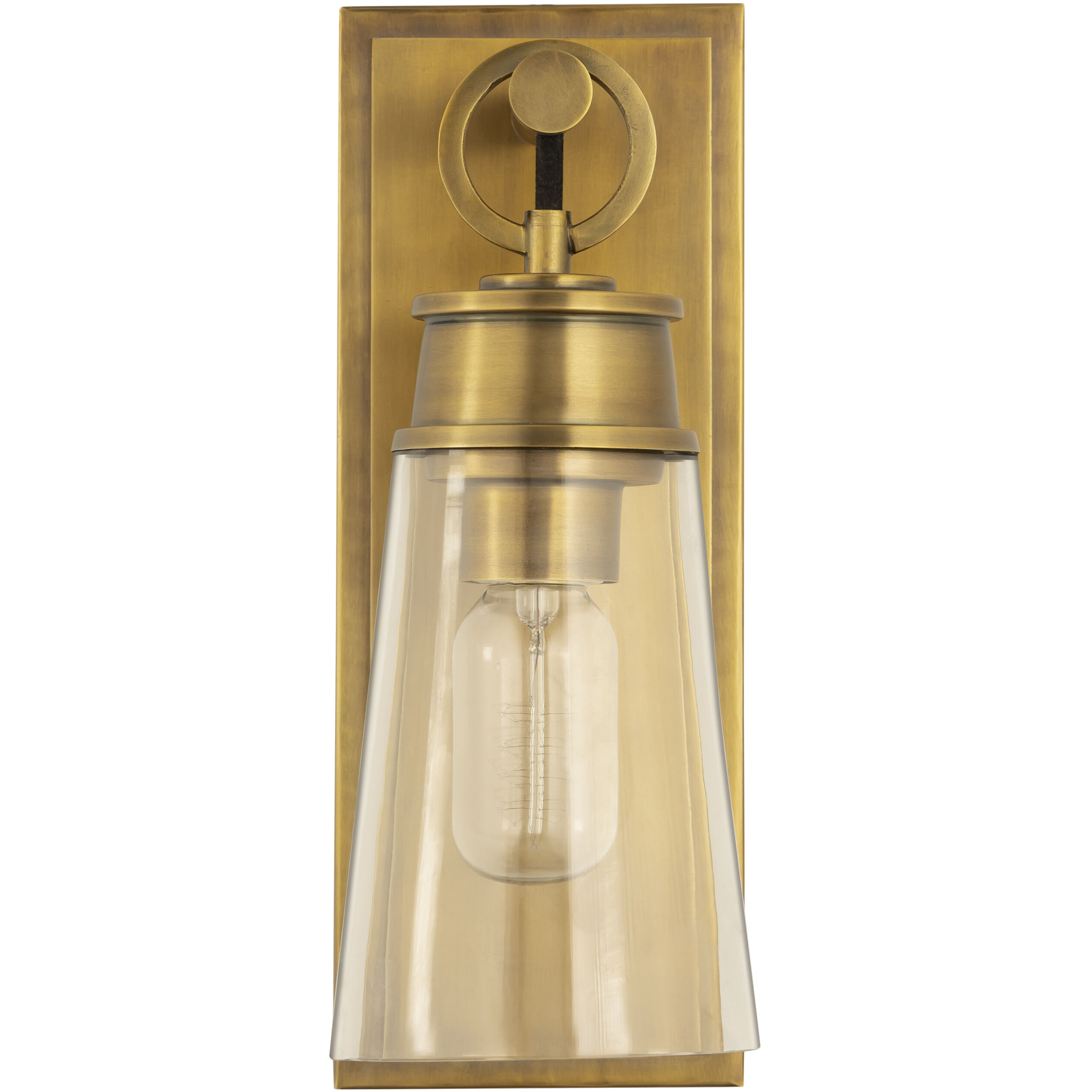Wentworth 1 Light 4.5 inch Rubbed Brass Wall Sconce Wall Light