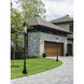 Roundhouse 1 Light 113.25 inch Black Outdoor Post Mounted Fixture