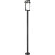Luttrel LED 97.23 inch Black Outdoor Post Mounted Fixture