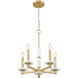 Kaden 5 Light 18 inch Modern Gold Chandelier Ceiling Light