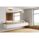 Callista 2 Light 18.25 inch Rubbed Brass Vanity Wall Light
