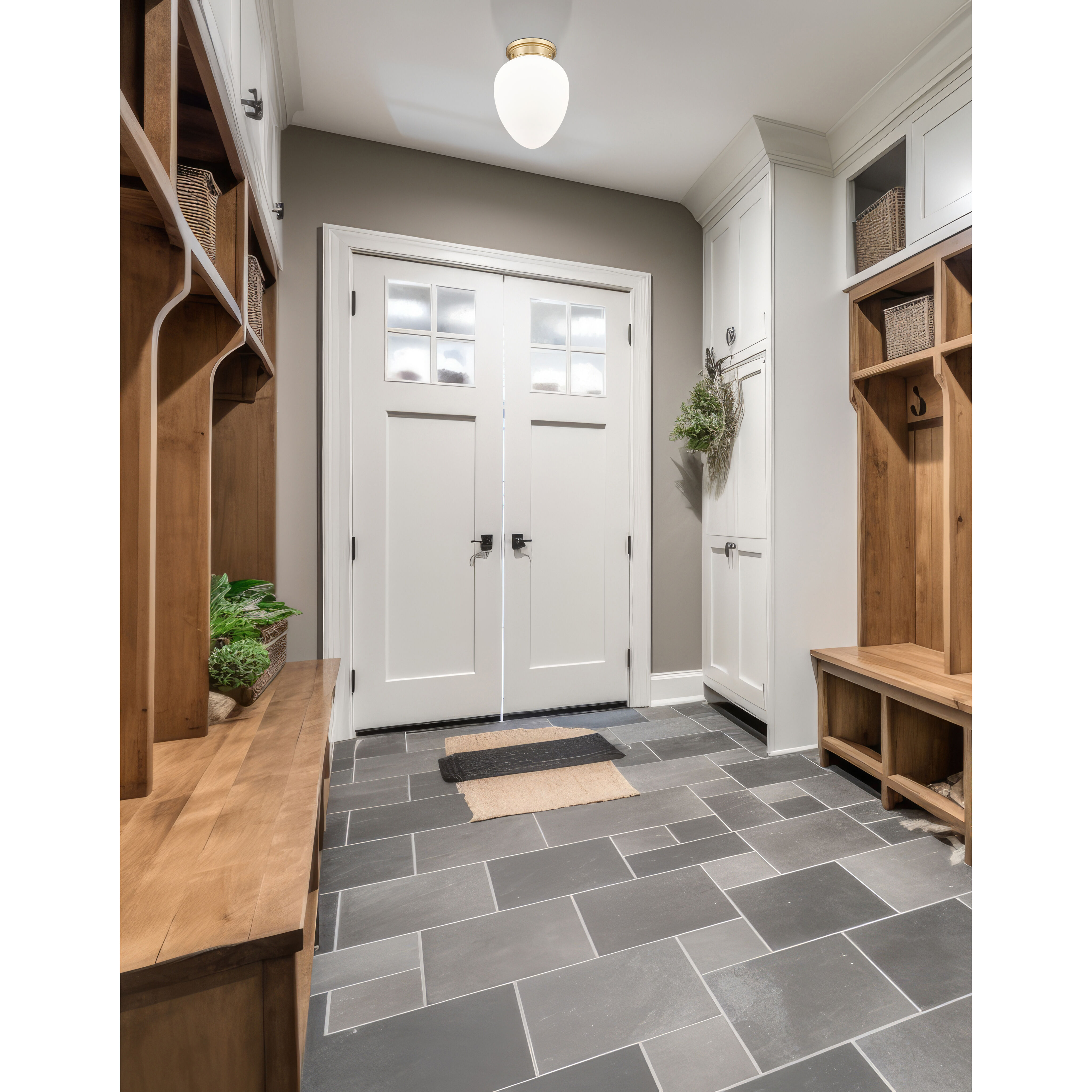 Gideon 1 Light 10 inch Modern Gold Flush Mount Ceiling Light