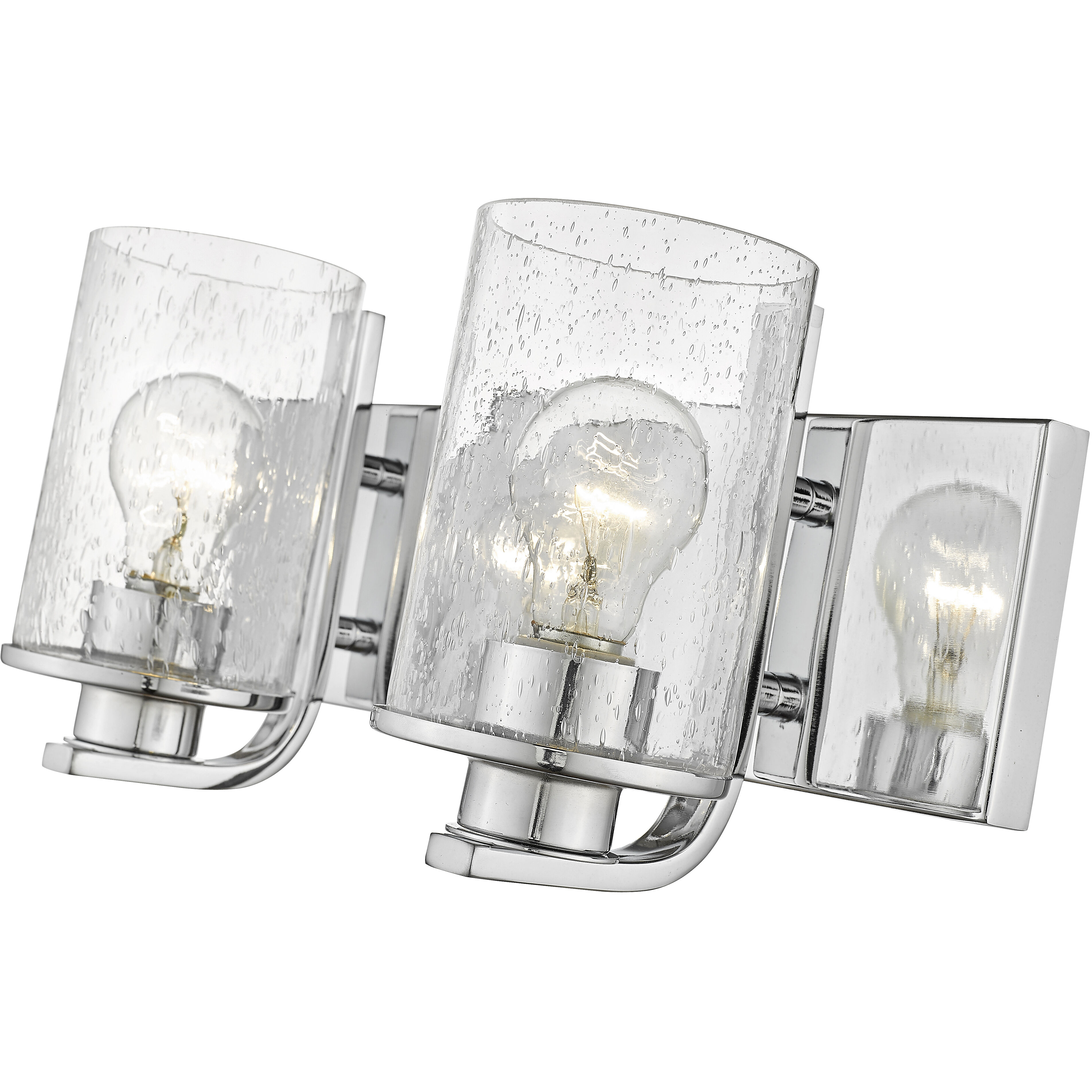 Beckett 2 Light 16 inch Chrome Vanity Wall Light