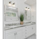 Titus 2 Light 16 inch Brushed Nickel Bath Vanity Light Wall Light