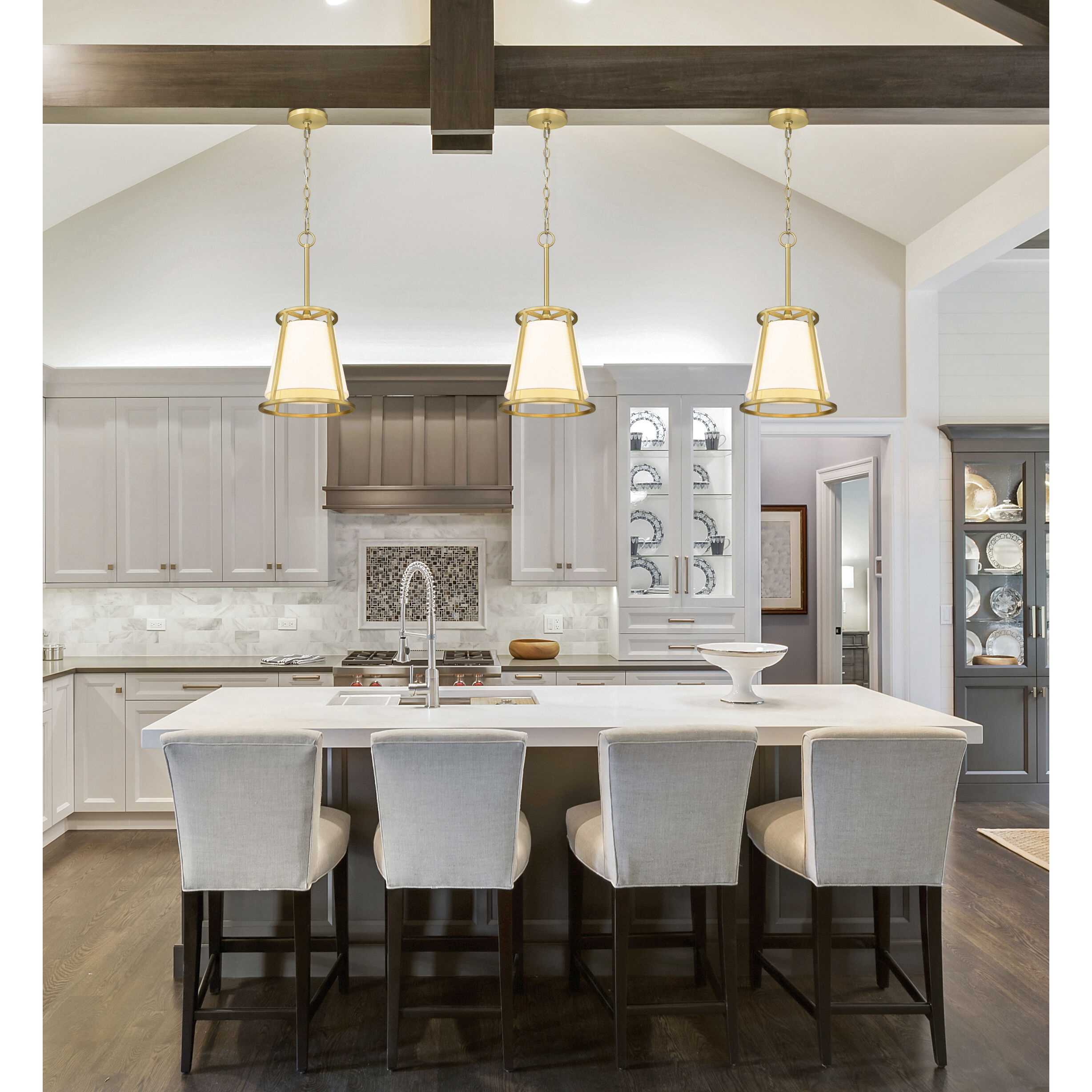 Lenyx 1 Light 10 inch Rubbed Brass Pendant Ceiling Light