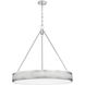 Quinn LED 32 inch Satin Nickel Pendant Ceiling Light