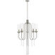 Siena 5 Light 26 inch Brushed Nickel Chandelier Ceiling Light