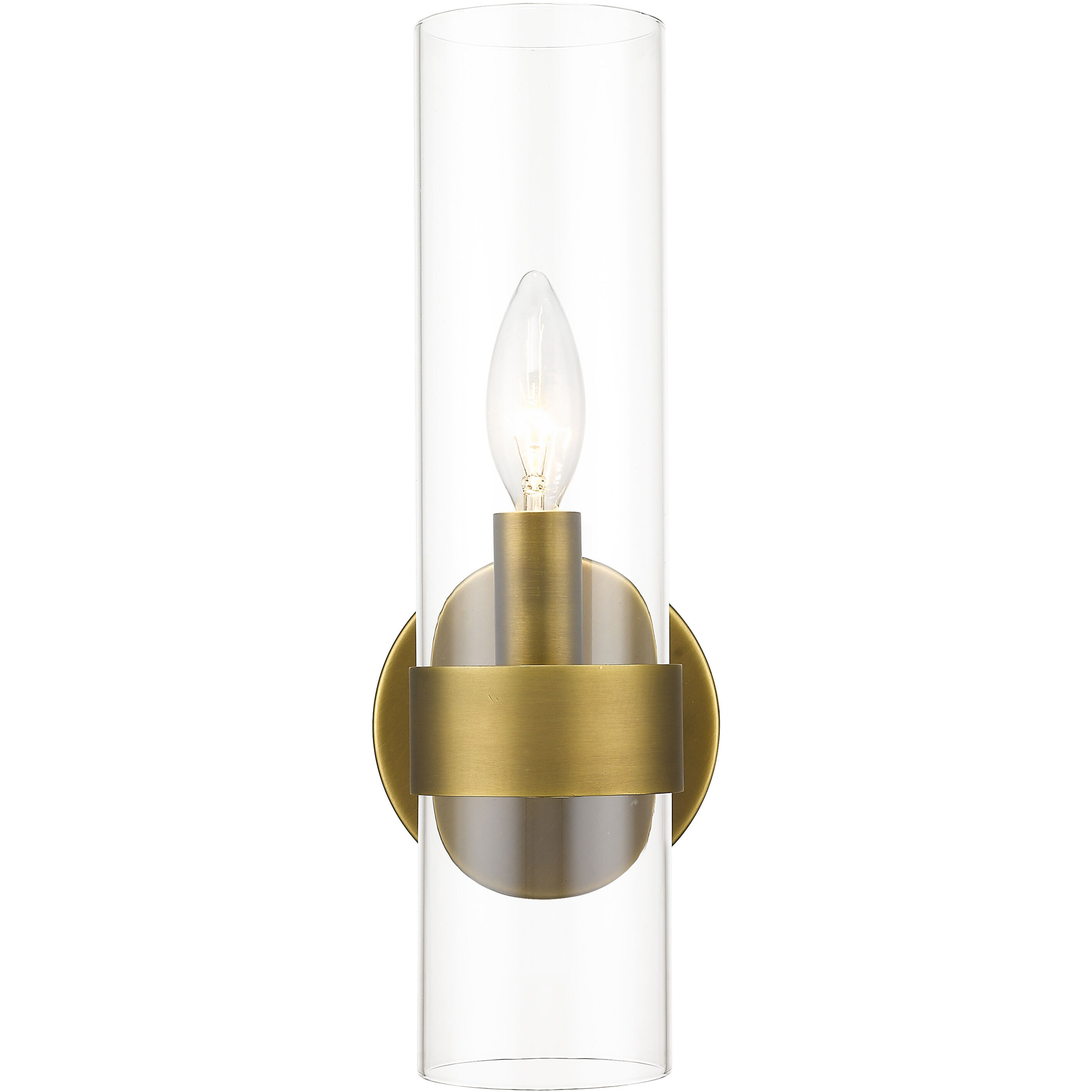 Z-Lite 4008-1S-RB Datus 1 Light 6.5 inch Rubbed Brass Wall