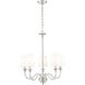 Katerina 5 Light 24 inch Brushed Nickel Chandelier Ceiling Light