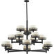 Elea 15 Light 48.88 inch Bronze Chandelier Ceiling Light
