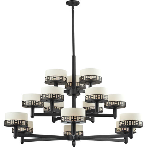 Elea 15 Light 48.88 inch Bronze Chandelier Ceiling Light
