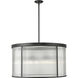 Carnaby 9 Light 32.25 inch Matte Black Chandelier Ceiling Light