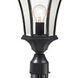 Wakefield 1 Light 116 inch Black Outdoor Post Mounted Fixture