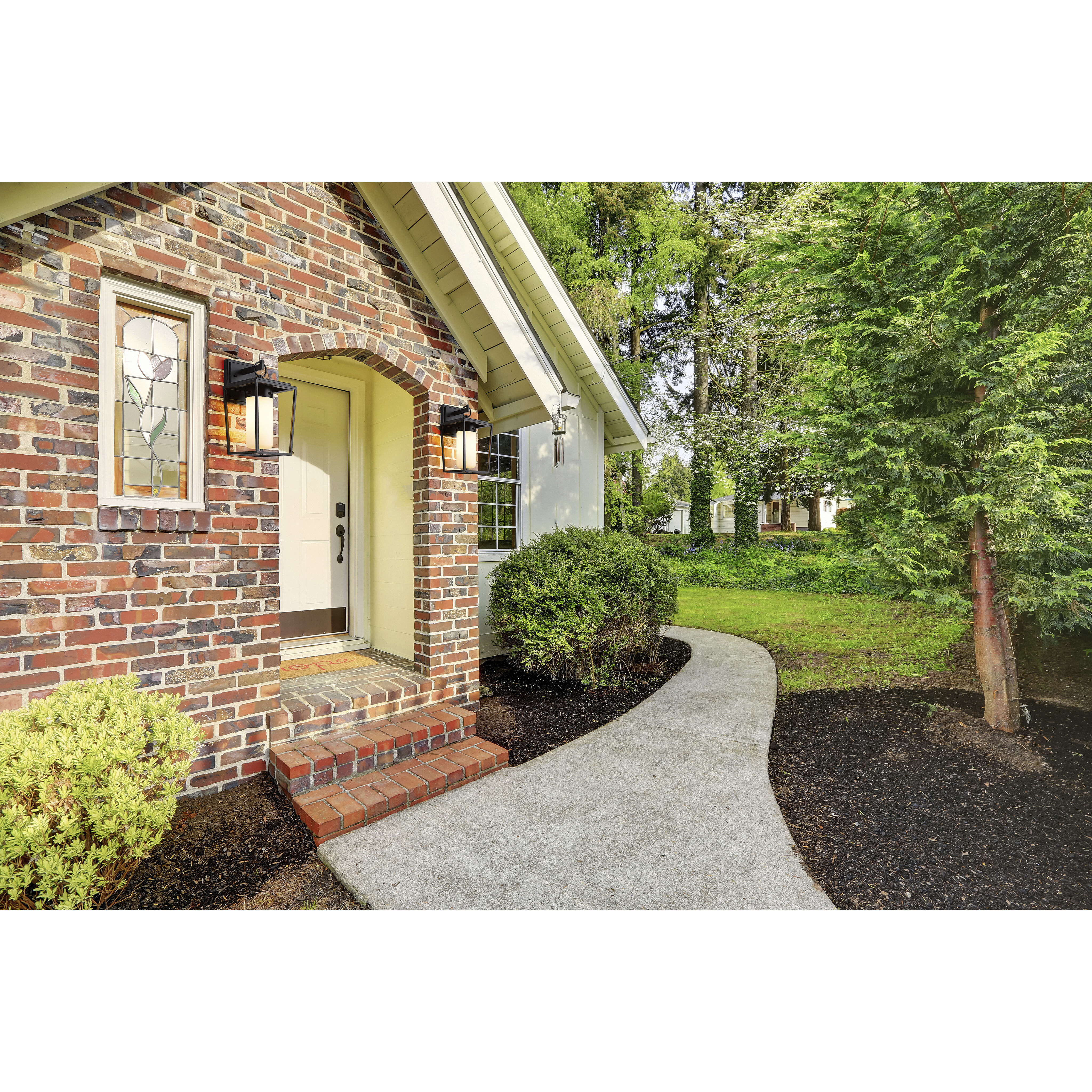 Sheridan 1 Light 13 inch Black Outdoor Wall Light