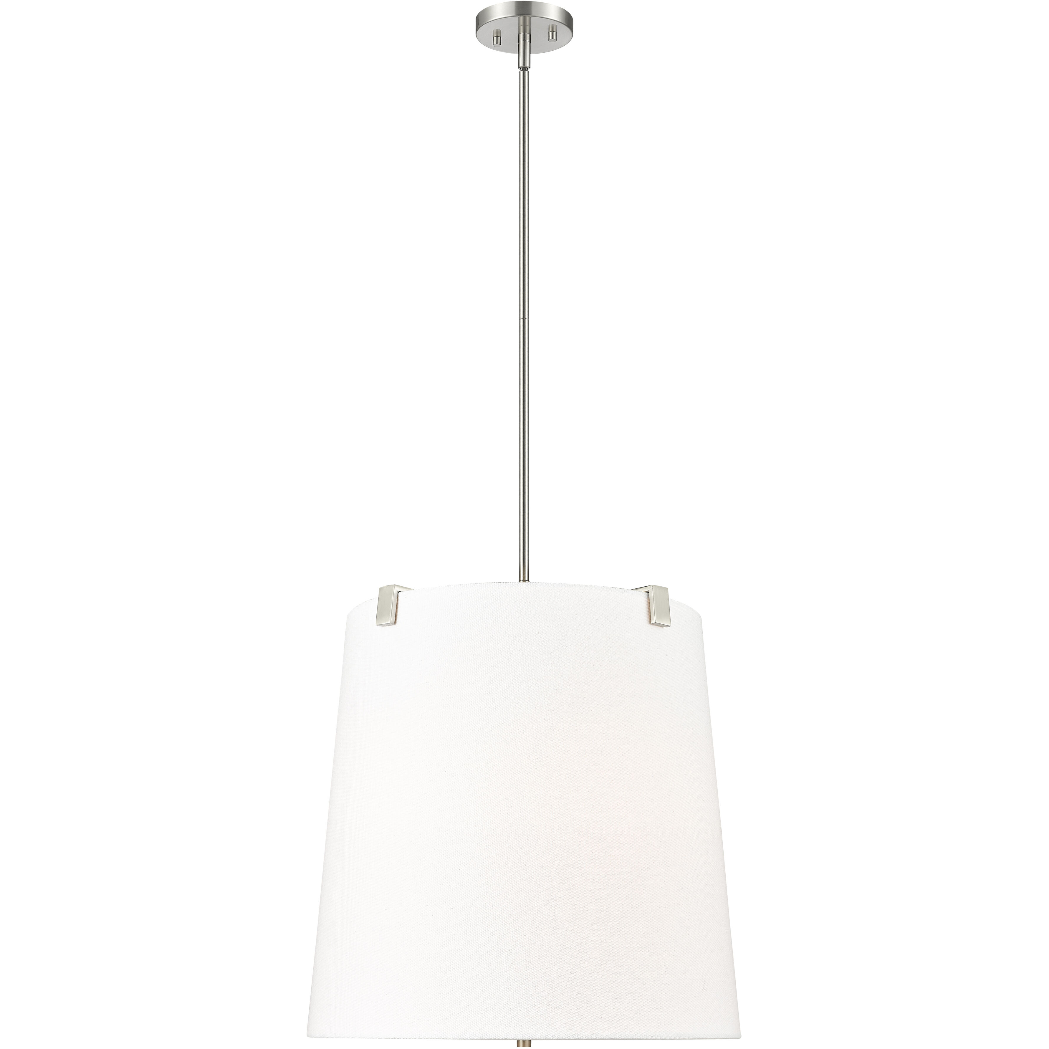 Weston 5 Light 18 inch Brushed Nickel Pendant Ceiling Light