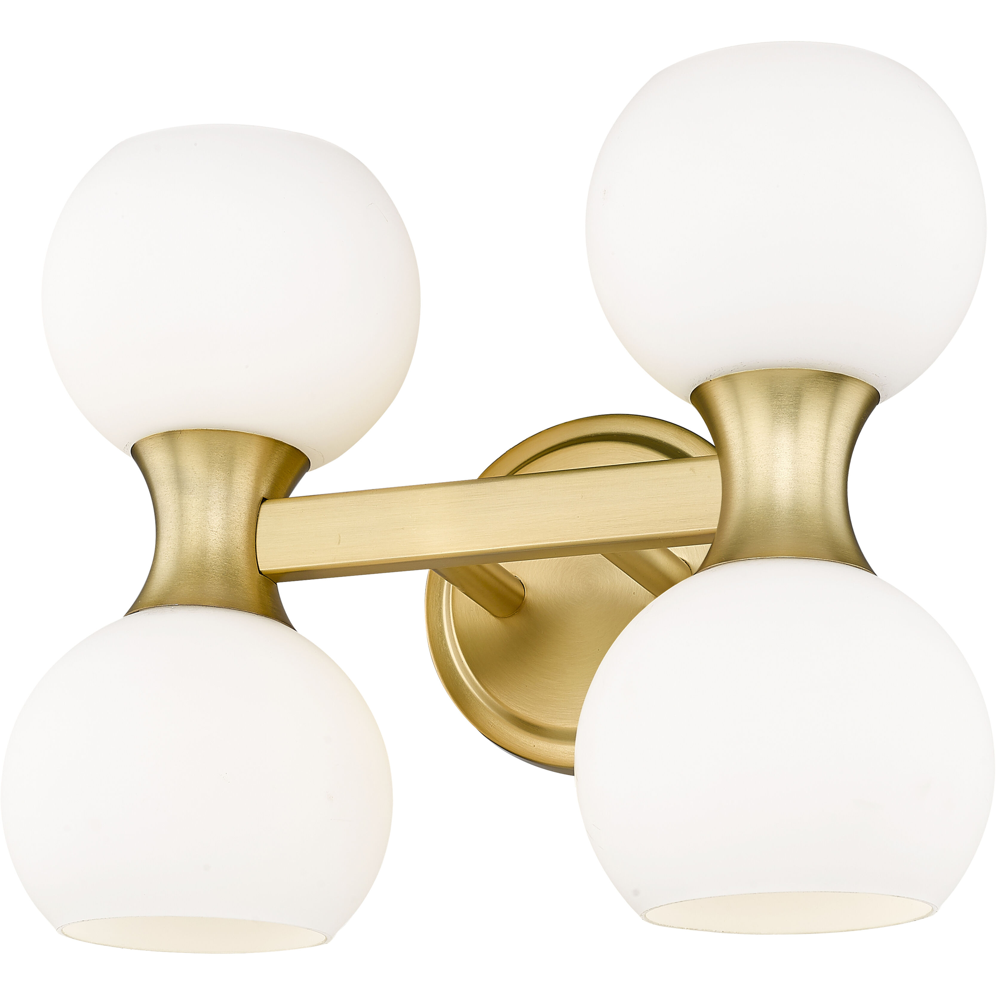 Artemis 4 Light 13 inch Modern Gold Vanity Wall Light