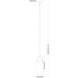 Fontaine 1 Light 5.75 inch Matte Black Pendant Ceiling Light
