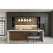 Aimie Linear Chandelier Ceiling Light in Matte Black