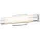 Chase LED 18 inch Chrome Bath Vanity Light Wall Light