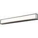 Baden LED 46 inch Matte Black Vanity Wall Light