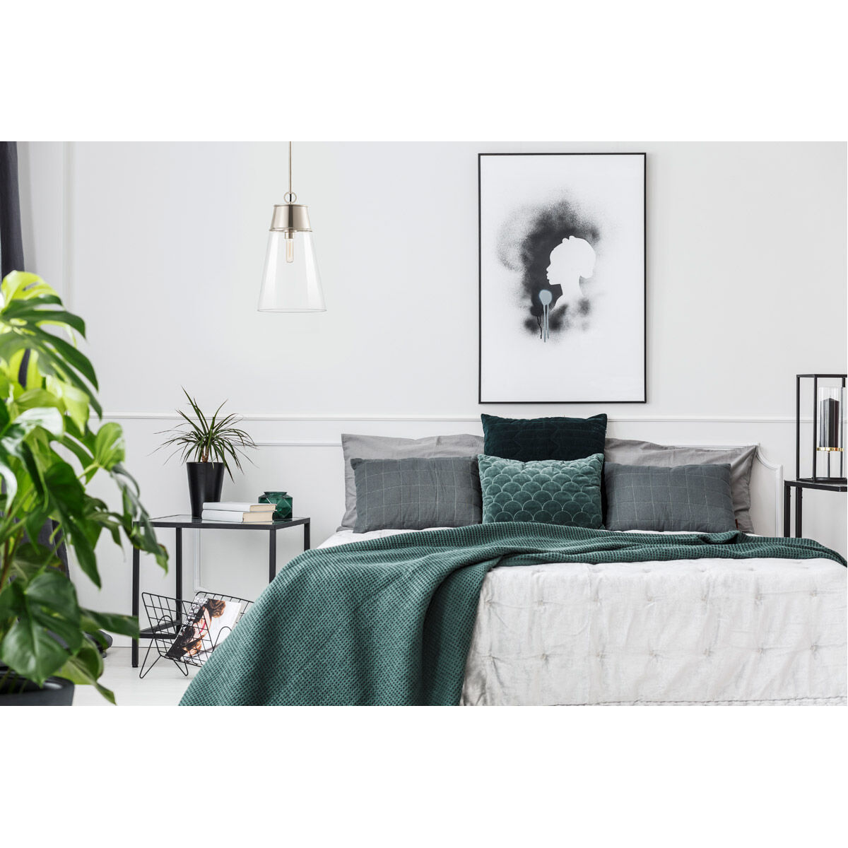 Wentworth 1 Light 11.5 inch Polished Nickel Pendant Ceiling Light