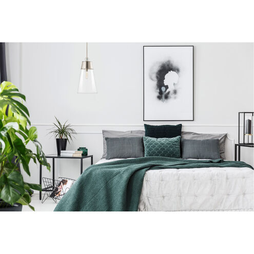 Wentworth 1 Light 11.5 inch Polished Nickel Pendant Ceiling Light