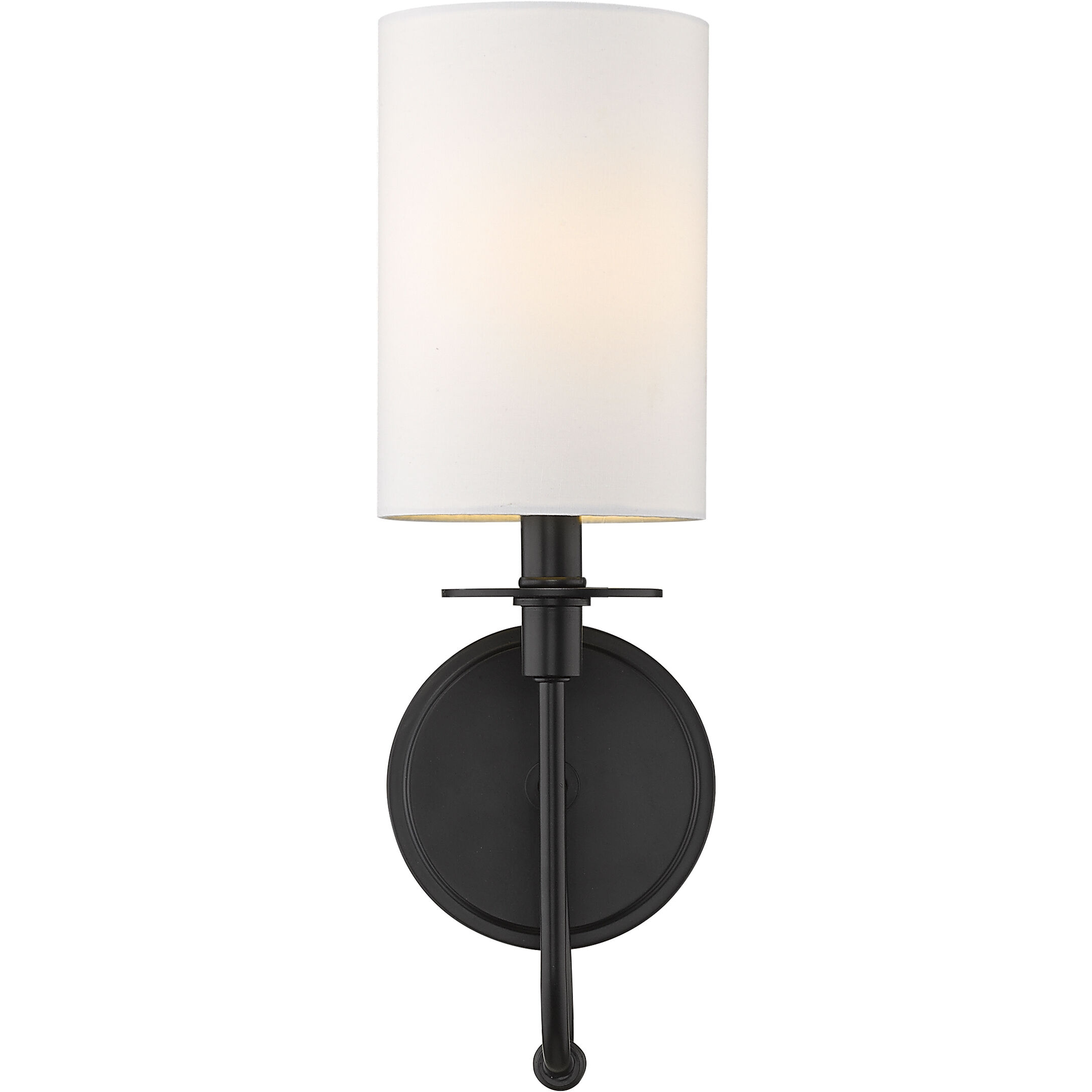 Ella 1 Light 5 inch Matte Black Wall Sconce Wall Light