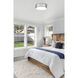 Harley 4 Light 20 inch Brushed Nickel Flush Mount Ceiling Light