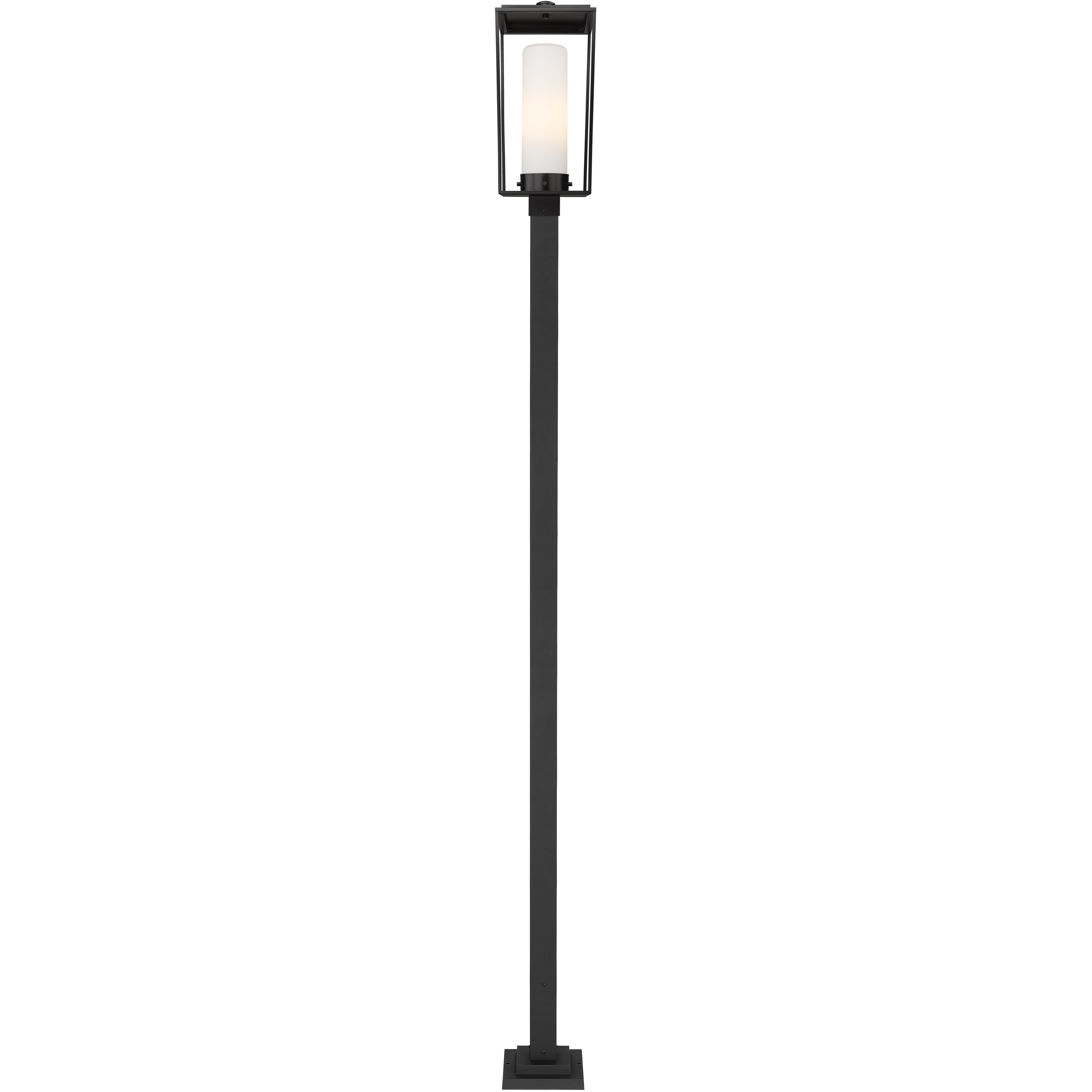 Sheridan 1 Light 116.25 inch Black Outdoor Post Mounted Fixture