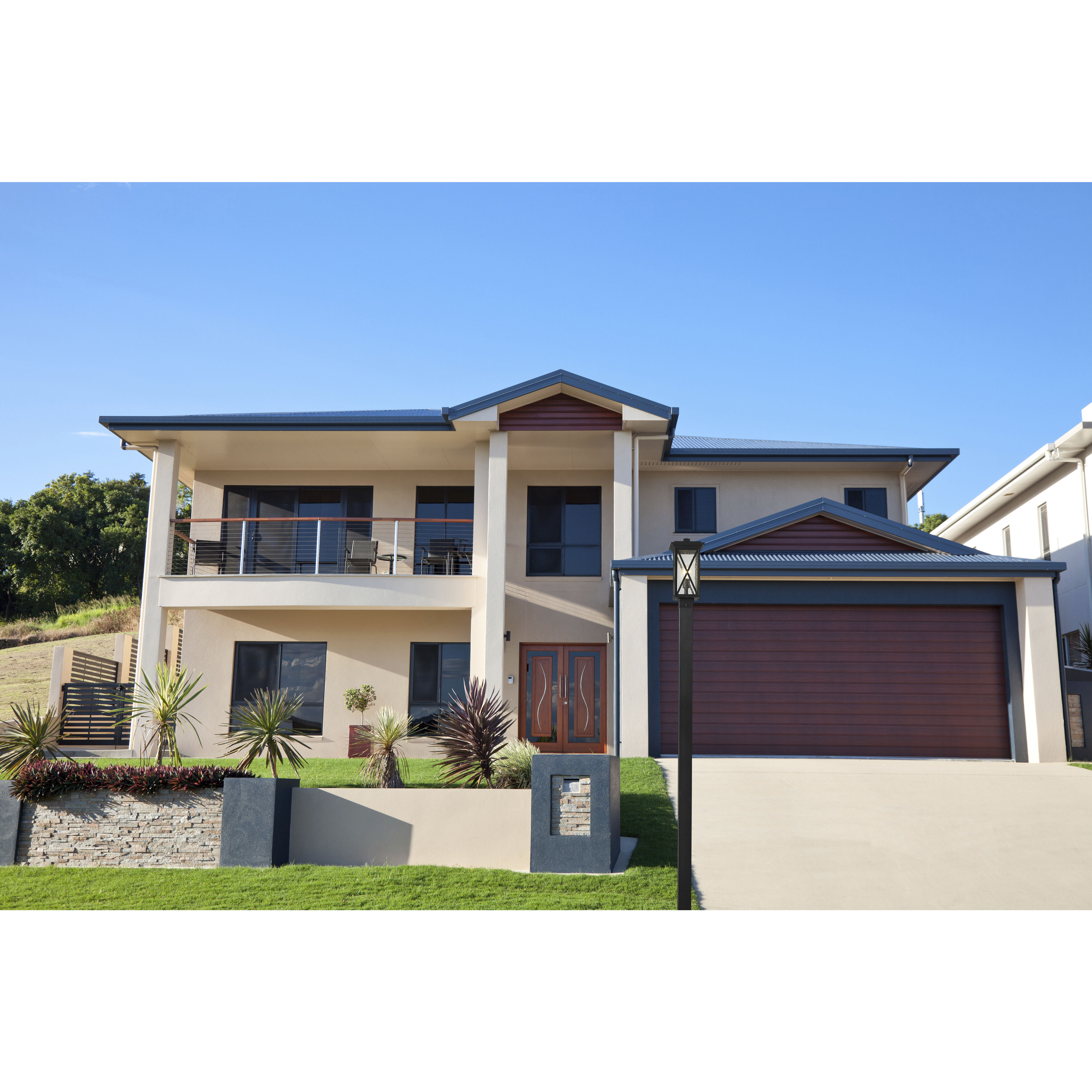 Brookside 1 Light 109.75 inch Black Outdoor Post Mounted Fixture