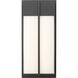 Nyx Outdoor Wall Light in Black, LED