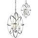 Aranya 3 Light 16 inch Chrome Chandelier Ceiling Light