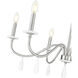 Toussant 6 Light 32 inch Brushed Nickel Chandelier Ceiling Light