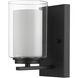 Willow 1 Light 4.5 inch Matte Black Wall Sconce Wall Light