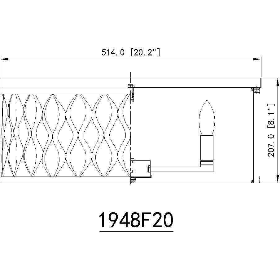 Harden 5 Light 20.25 inch Modern Gold Flush mount Ceiling Light