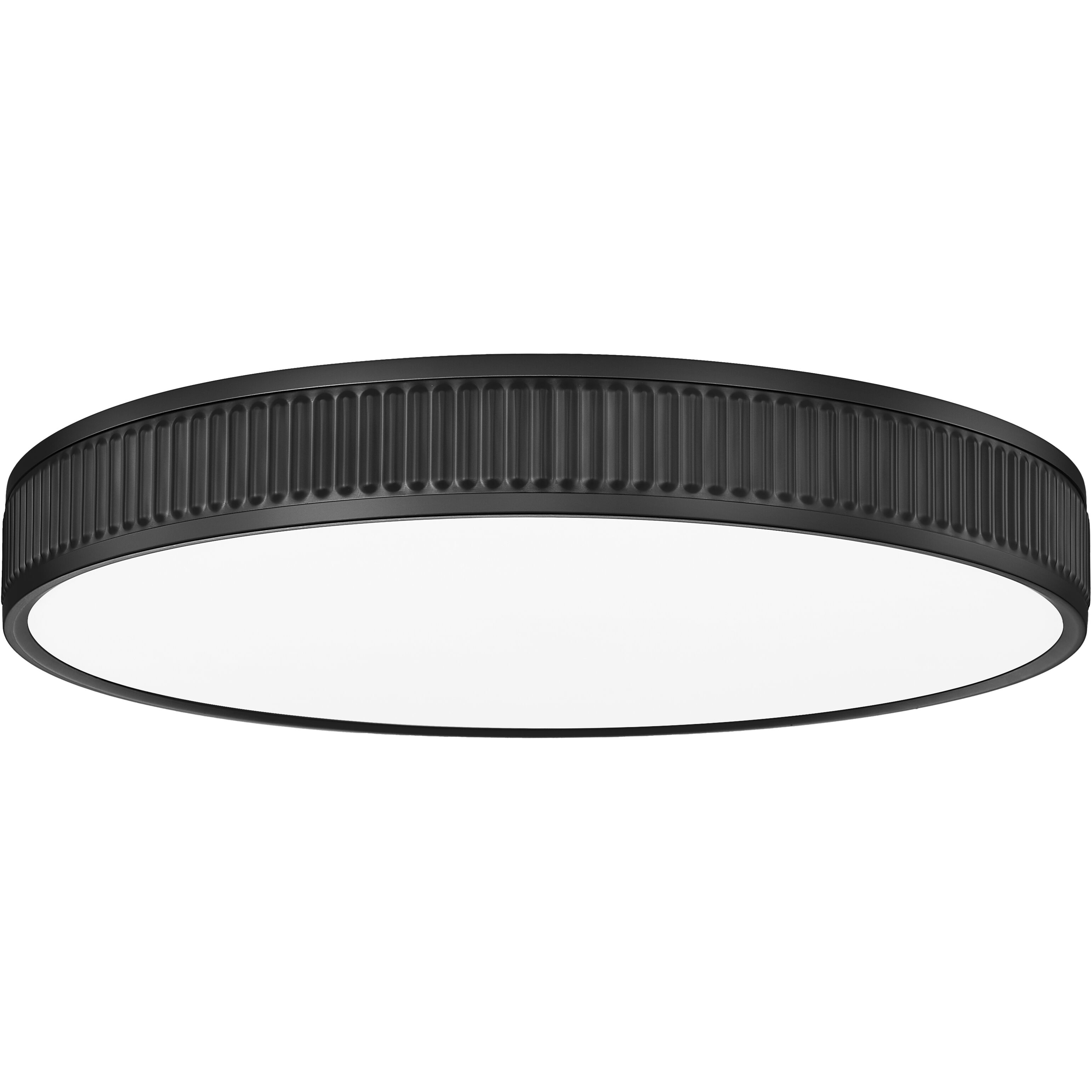 Stari LED 20.75 inch Matte Black Flush Mount Ceiling Light