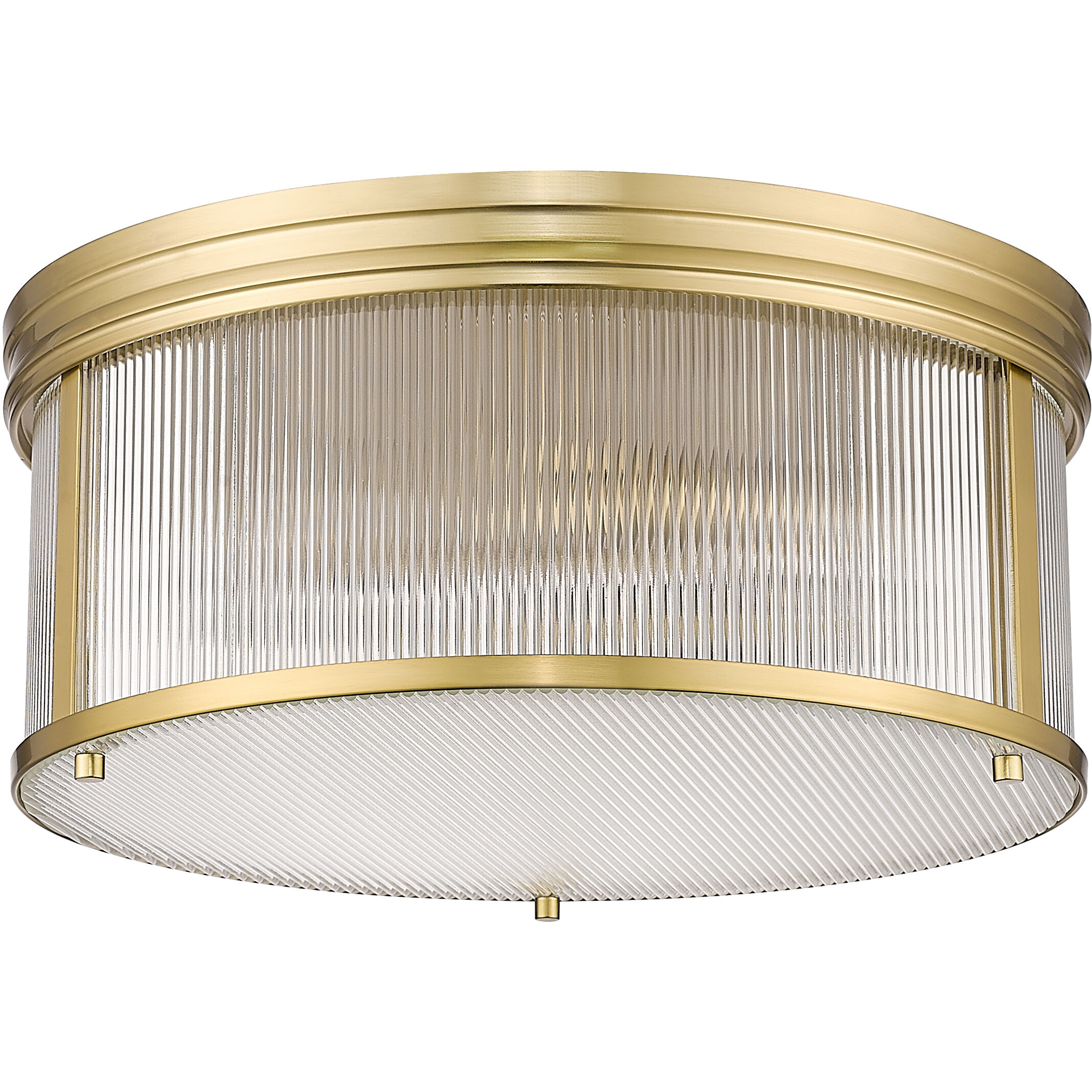 Carnaby 4 Light 18 inch Modern Gold Flush Mount Ceiling Light